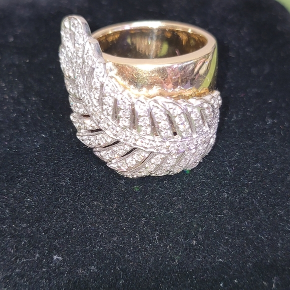 Sonia B Feather/Leaf Ring - Picture 4 of 10